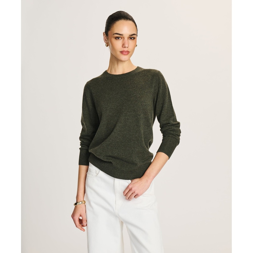 NAADAM The Original Cashmere Sweater XXL Olive Green Minimalist Quiet Luxury